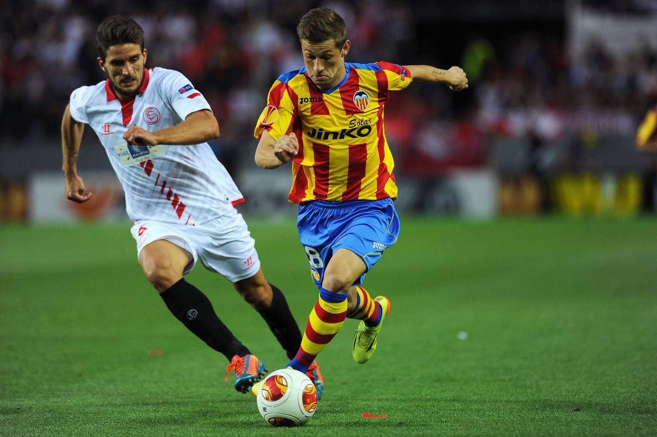 Las mejores imágenes del Sevilla-Valencia de la semifinales de la UEFA Europa League (2)