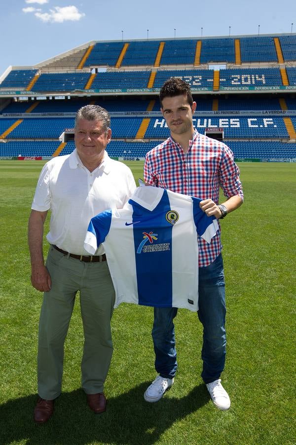 Presentación de Aitor Nuñez en el Hércules CF