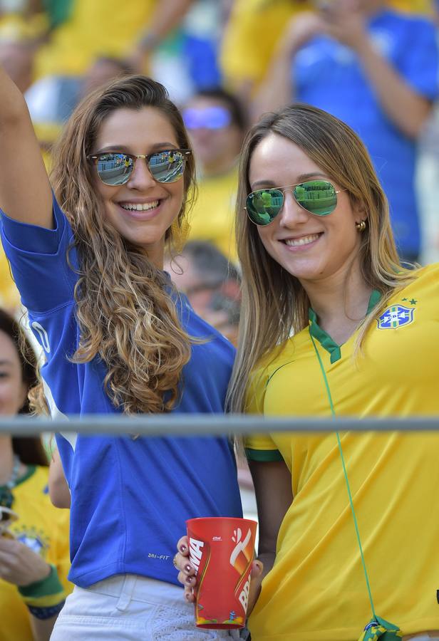 La afición argentina supera a las brasileras en la Copa del Mundo 2014