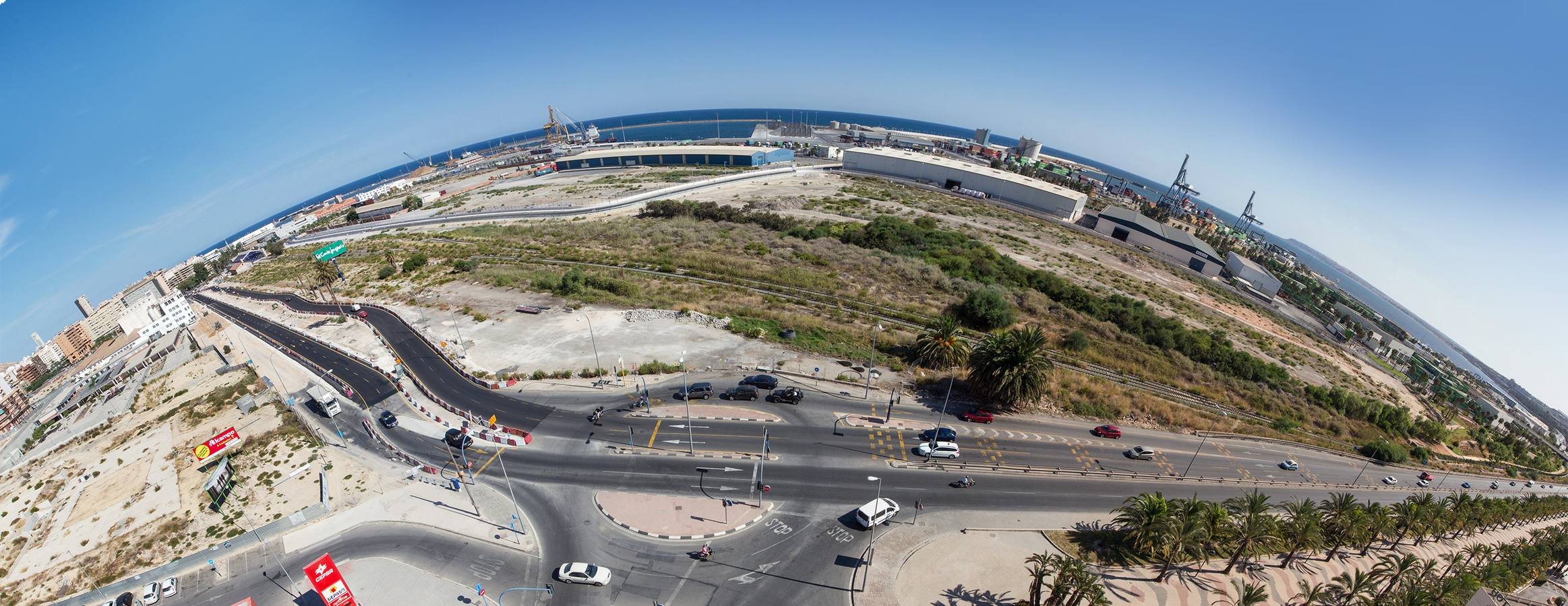 Obras al acceso sur de Alicante