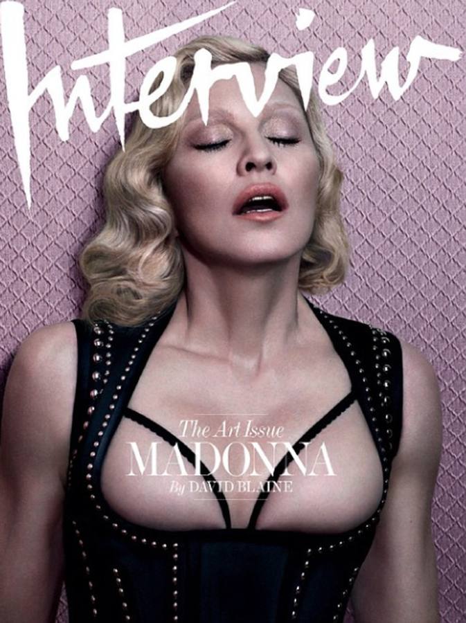 Madonna, explosiva en una sesión de fotos para 'Interview'