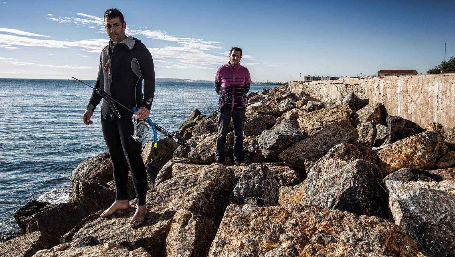 Pesca submarina para ganarse la vida