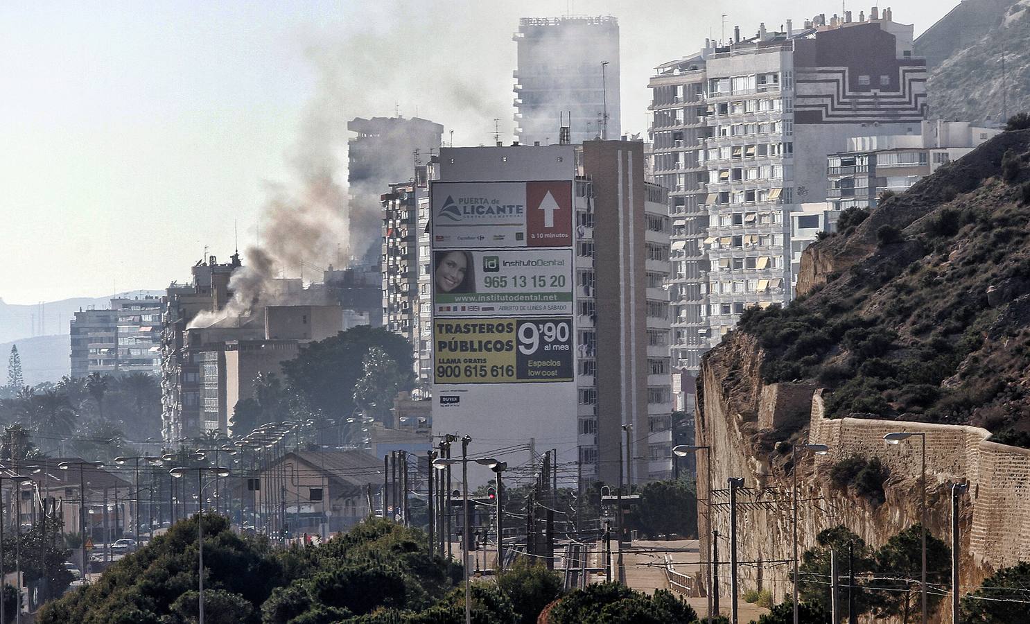 Segundo incendio en dos días en Alicante