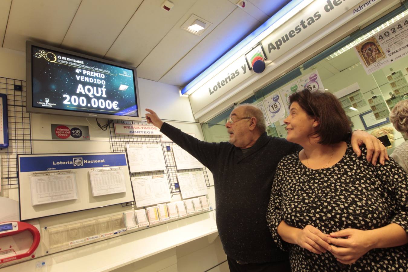 Lotería de Navidad: alegría en la Comunitat y el resto de España