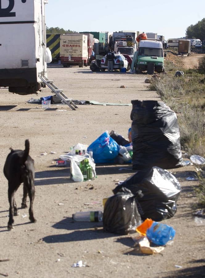 La 'rave' de Benagéber acaba tras cinco días de fiesta ininterrumpida