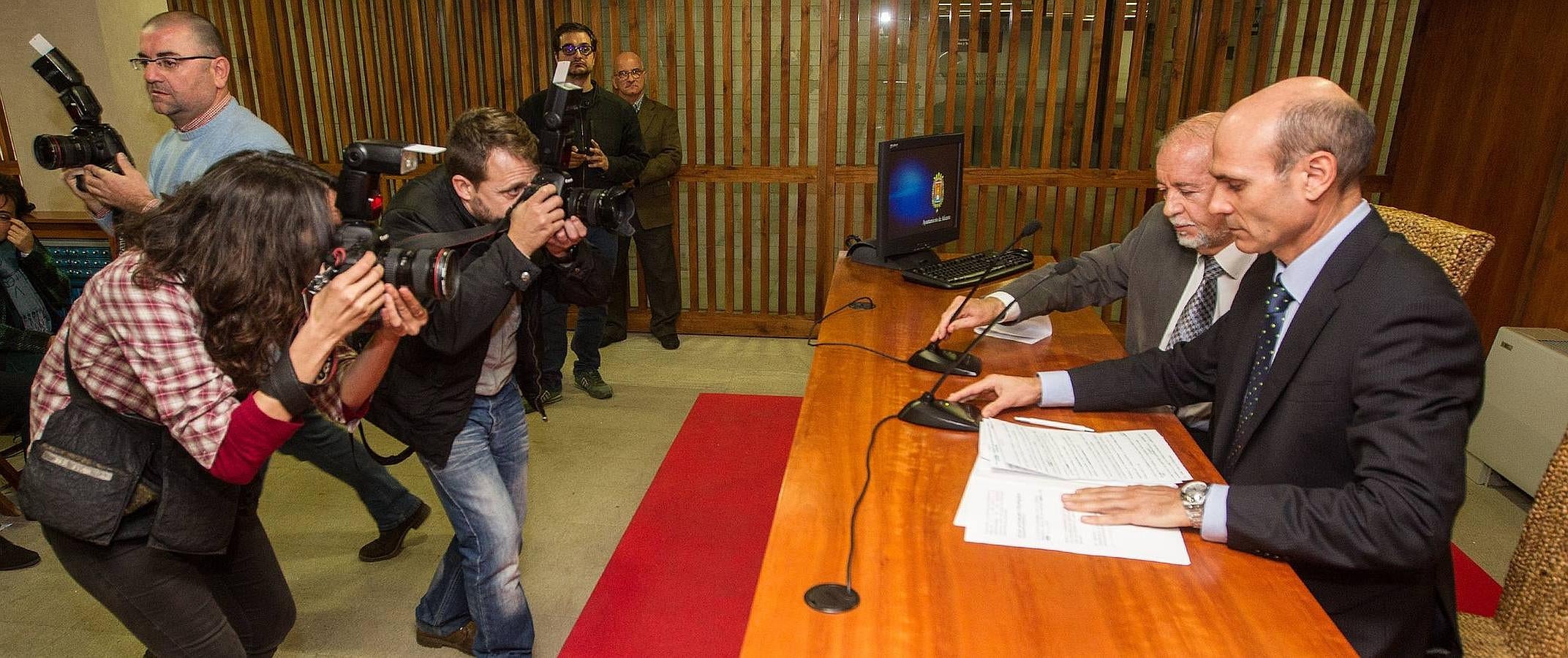 Rueda de prensa de Miguel Valor y Juan Seva