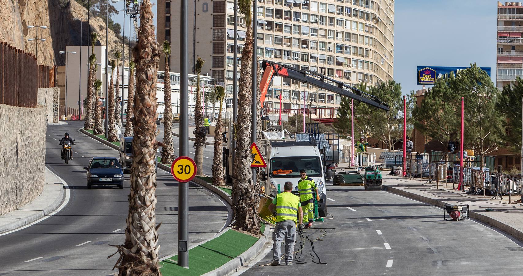 Reapertura al tráfico de La Cantera de Alicante