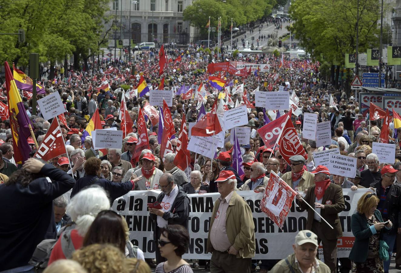 Manifestación del Primero de Mayo en Madrid