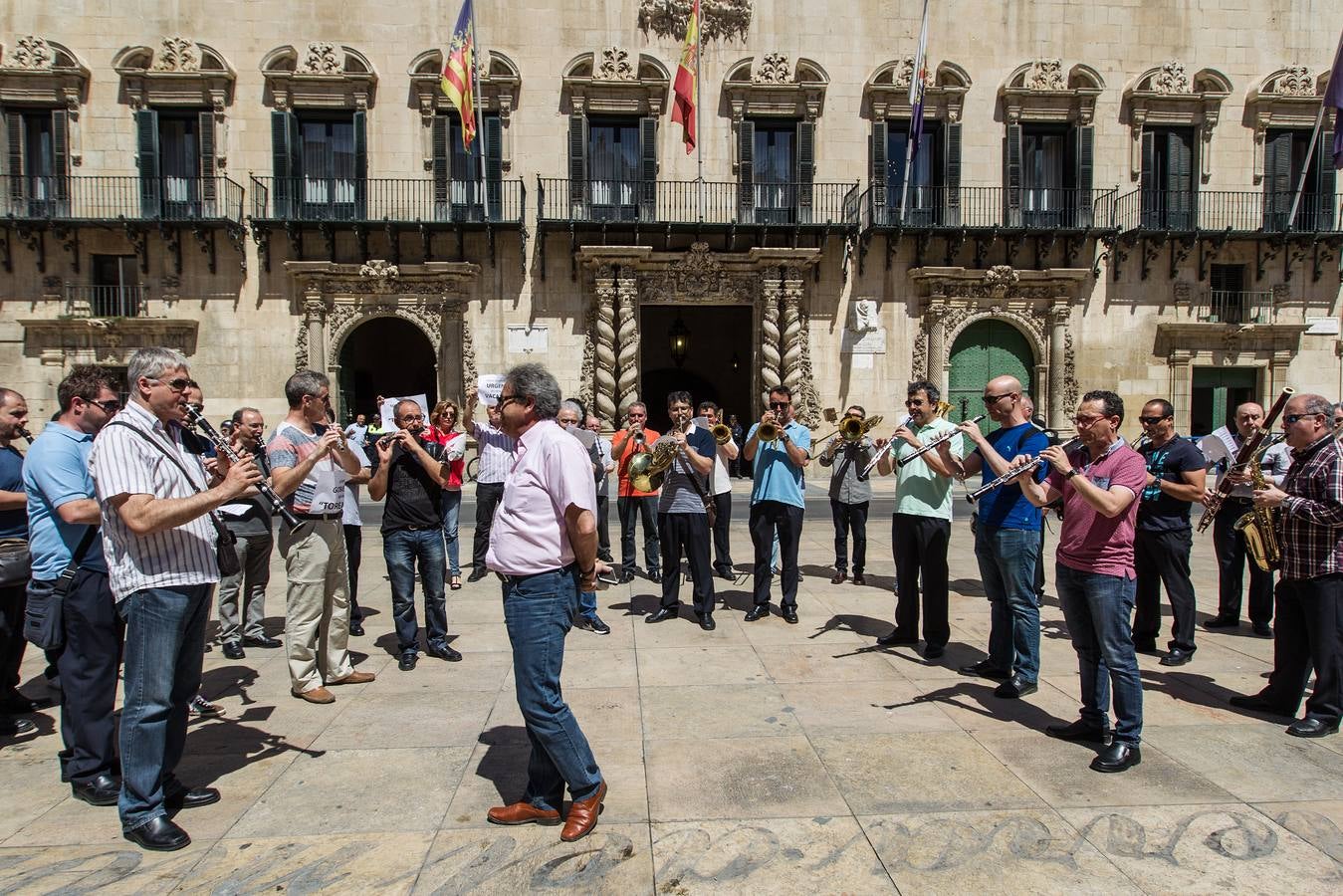 Protesta de la Banda Sinfónica de Alicante