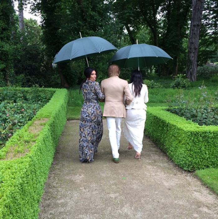 Kim Kardashian y Kayne West: las fotos inéditas de su boda