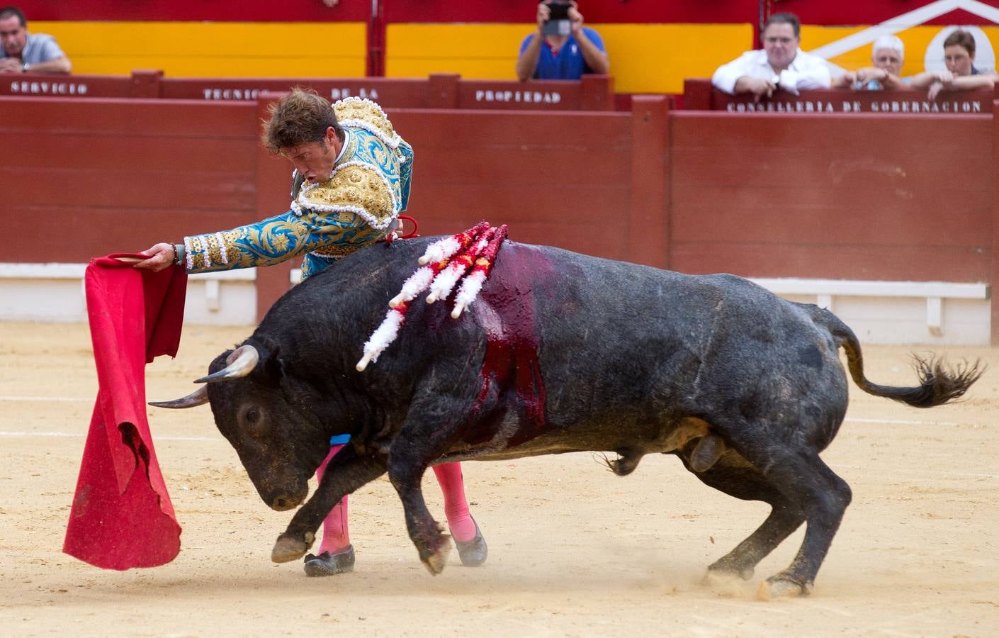 Escribano y Palazón en la Plaza de Toros de Alicante