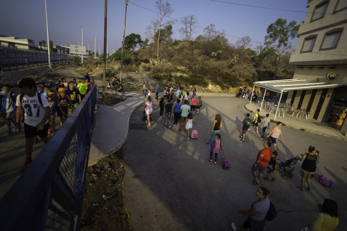 La protesta de los jóvenes por falta de transport escolar