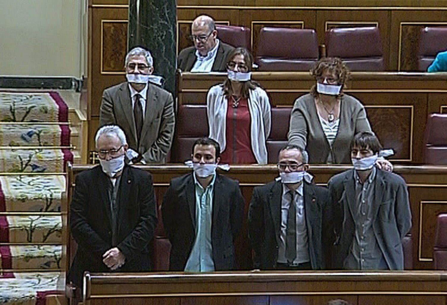 Broncas y peleas en el Congreso de los Diputados