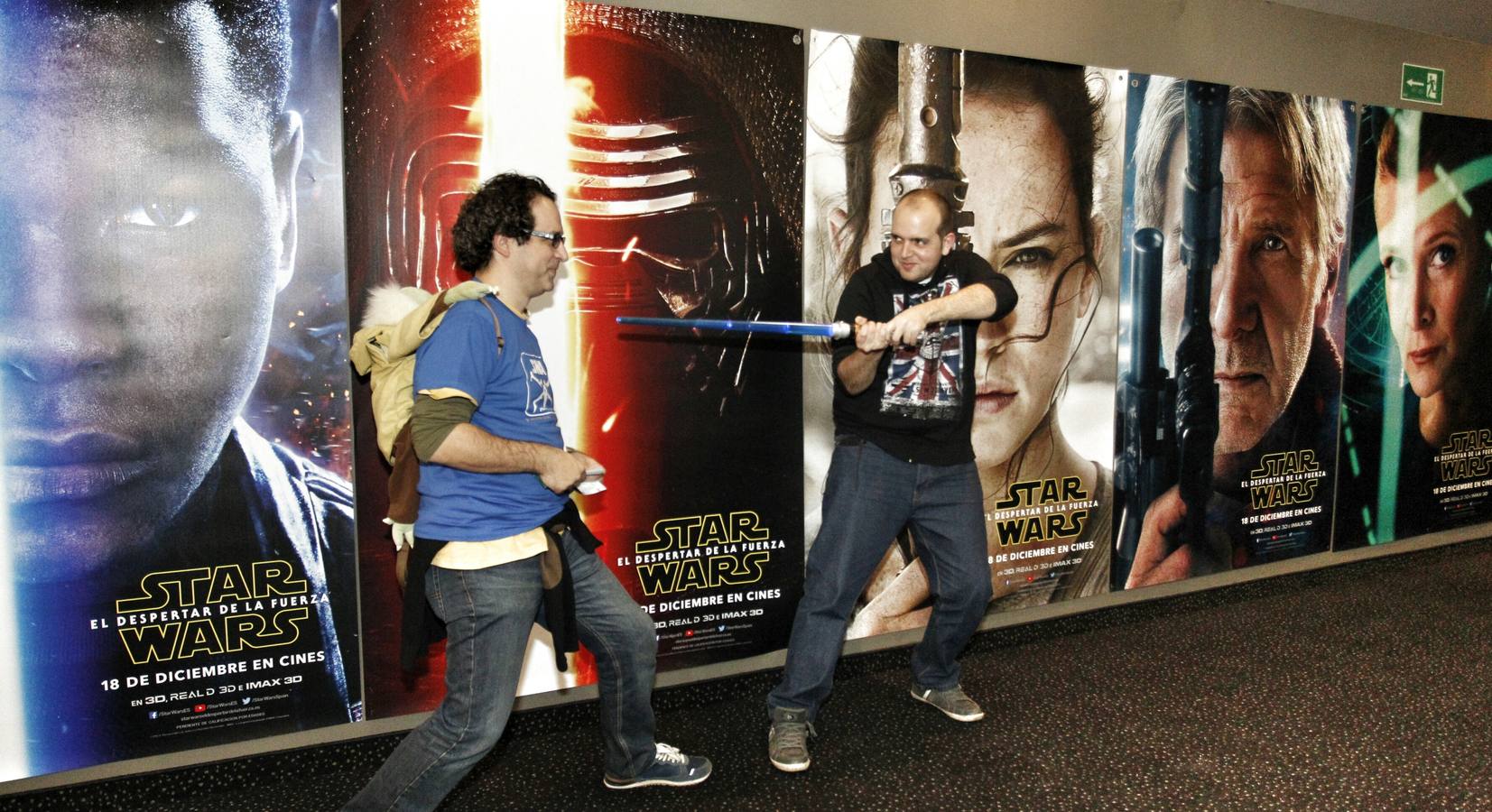 Colas en el estreno de 'Star Wars' en Alicante