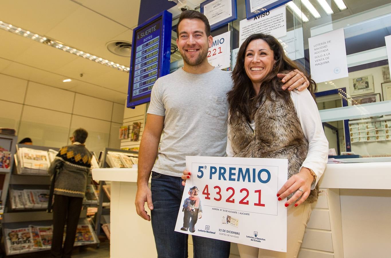 43221: El Corte Inglés de Alicante vende un quinto premio