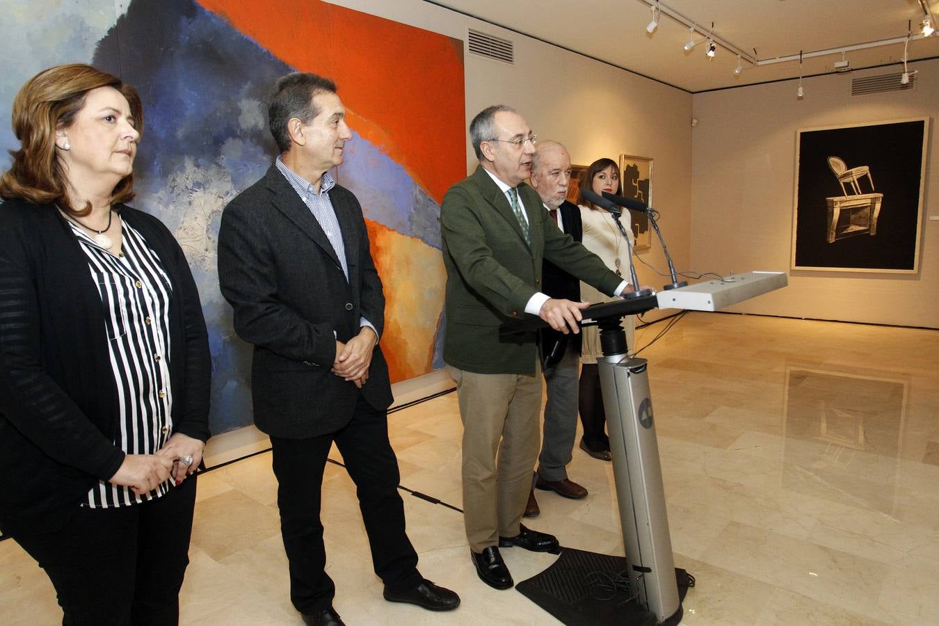 Presentación de la exposición 'Arte, Cultura y Ahorro'