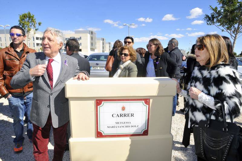 Inaguración de la calle Metgessa Gloria Miñana Román y Metgessa Sanchís Dolz