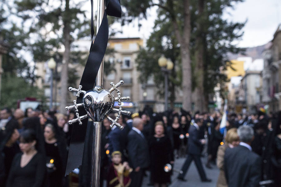 Procesión de las mantillas en el Domingo de Ramos en Orihuela