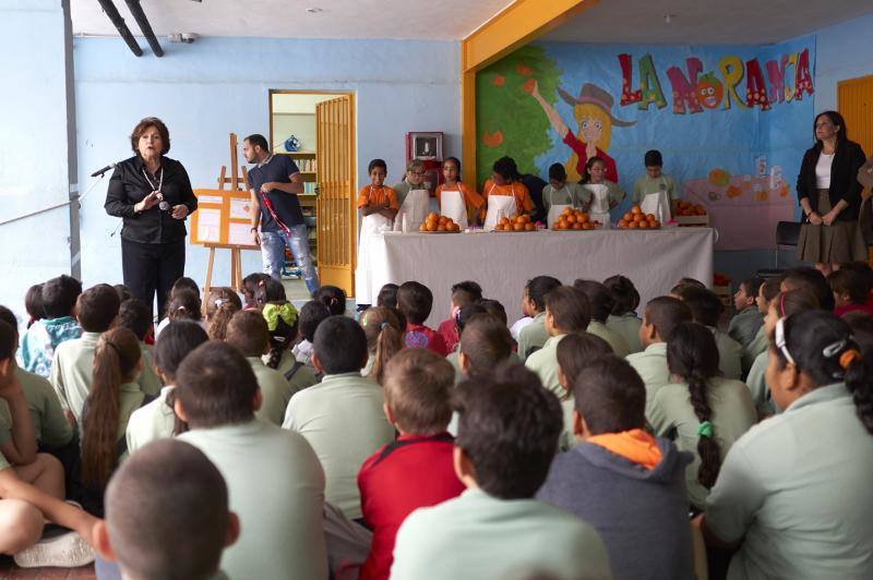 Agricultura fomenta el consumo de verdura y fruta en el colegio