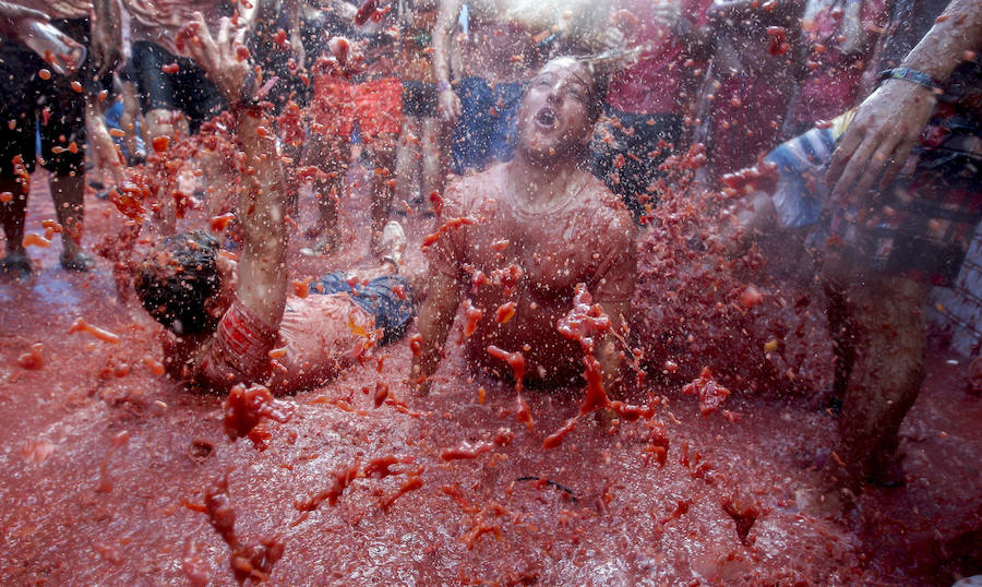 Fotos de la 'Tomatina de Buñol' 2016