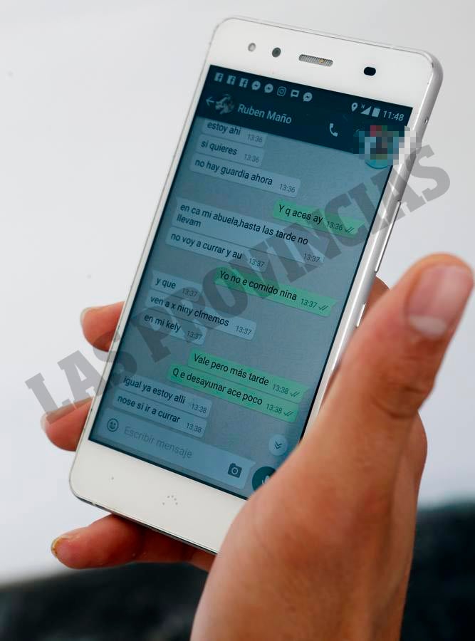 Fotos de los WhatsApp del homicida confeso de Chella