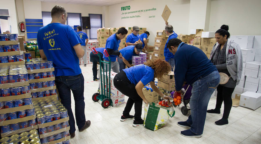 INPAVI Alicante reparte más de 25 toneladas de alimentos