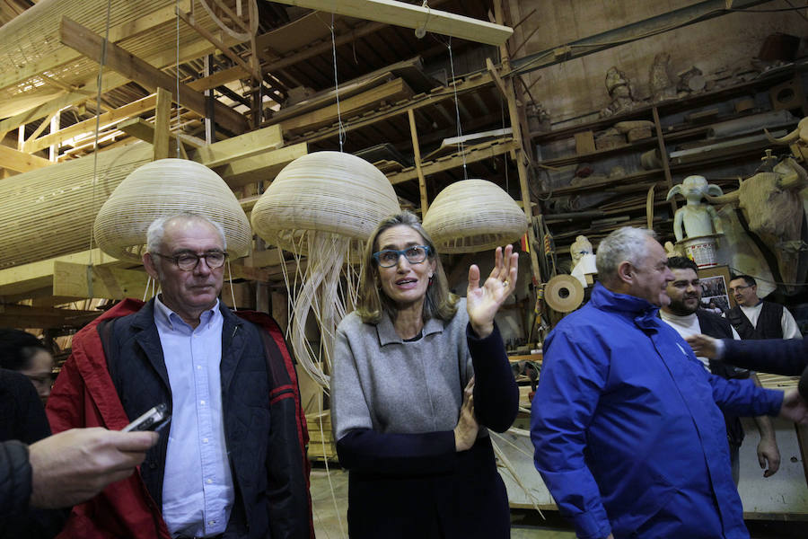 Medusas para el stand de l'Oceanogràfic en Fitur