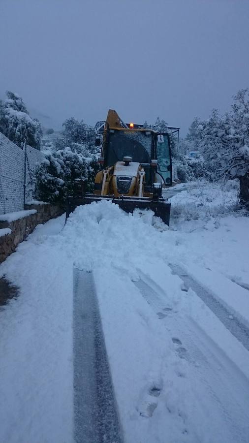 Fotos de la nevada en la Comunitat Valenciana enviadas por los lectores