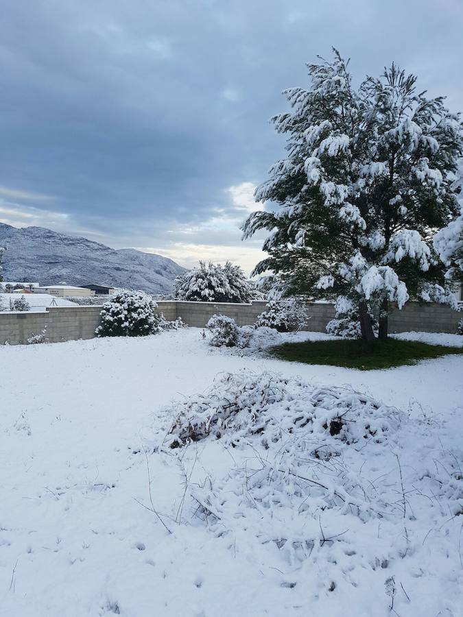 Fotos de la nevada en Orba