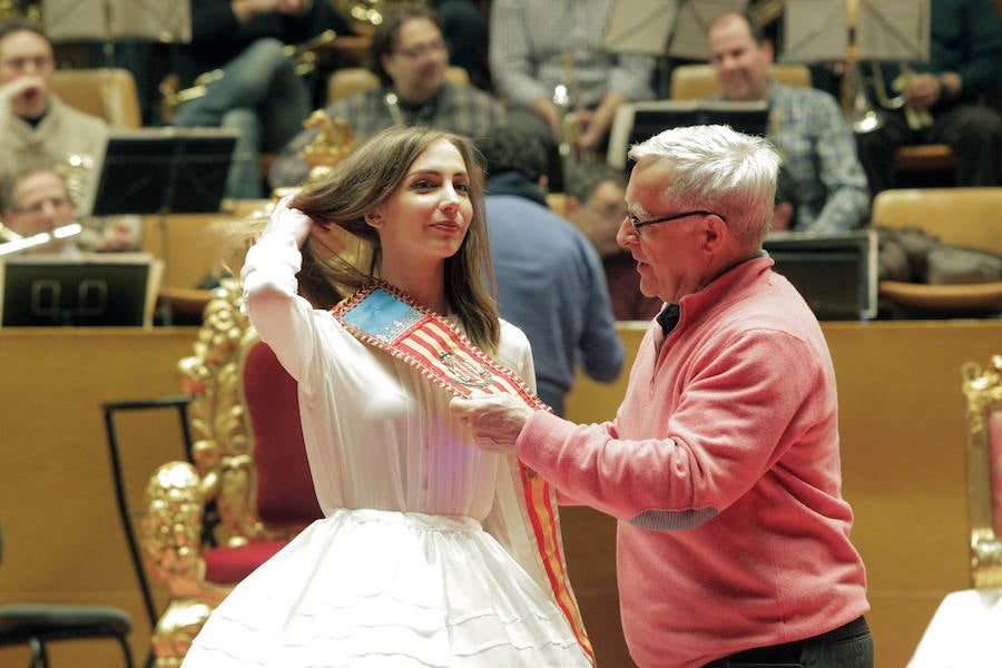 Fotos del ensayo de la proclamación de la fallera mayor y su corte de honor 2017