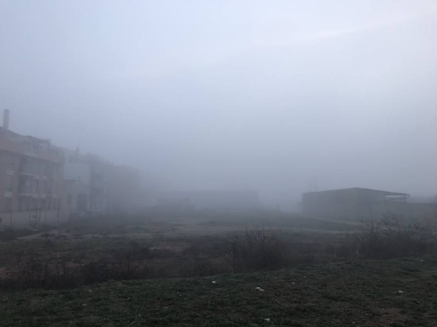 Fotos de la niebla en localidades de la Comunitat Valenciana