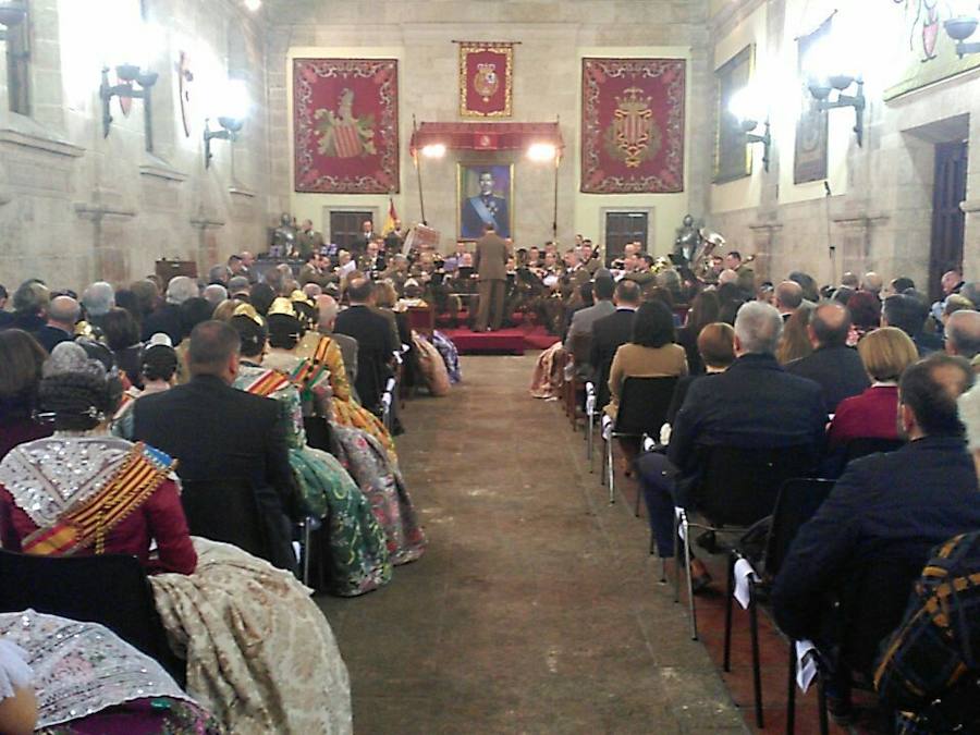 Concierto de la Banda Militar de Valencia dedica a las Fallas 2017