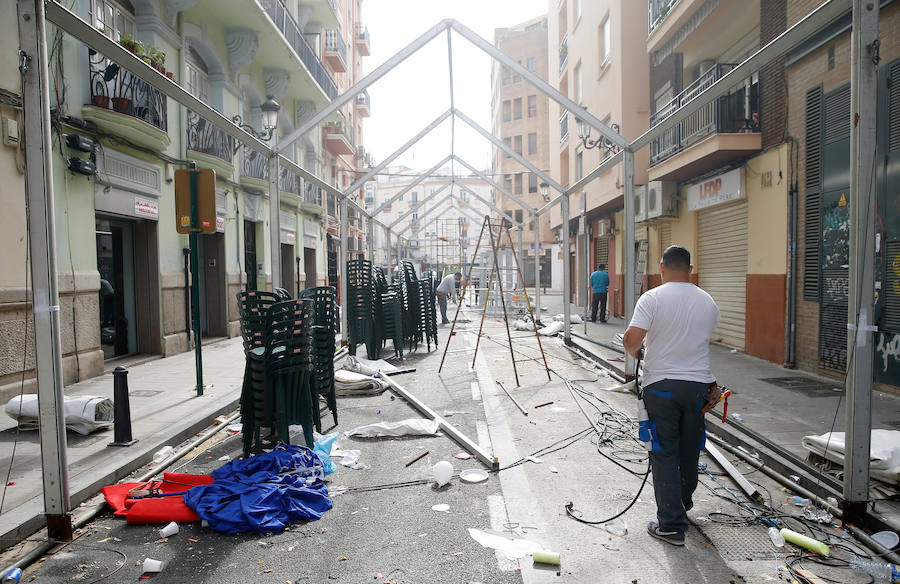 Fotos de Valencia el día después de la Cremà