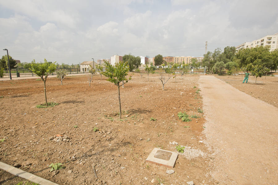 Fotos del nuevo parque en Malilla