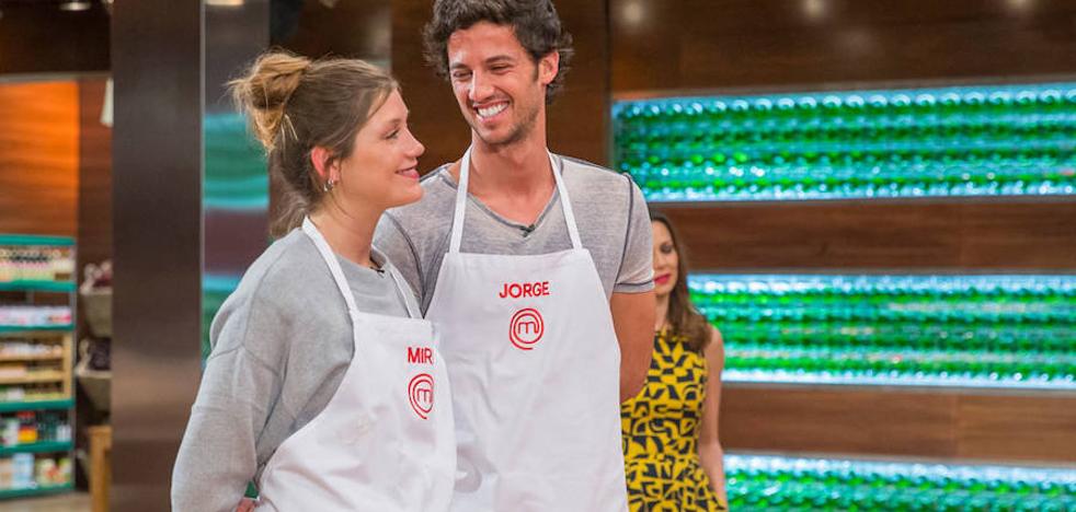 Jorge y Miri se besan en 'MasterChef'