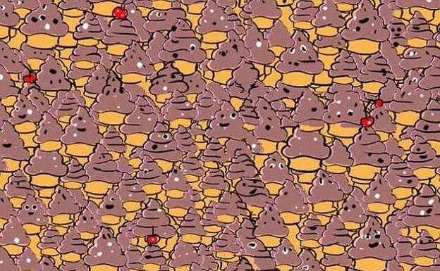 Encuentra el emoticono de la caca entre todos estos helados