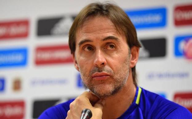 Lopetegui: «Todos defienden a la selección con vehemencia»