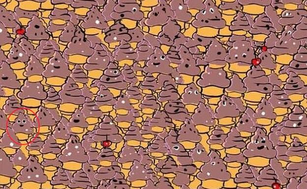 Solución | Encuentra el emoticono de la caca entre todos estos helados