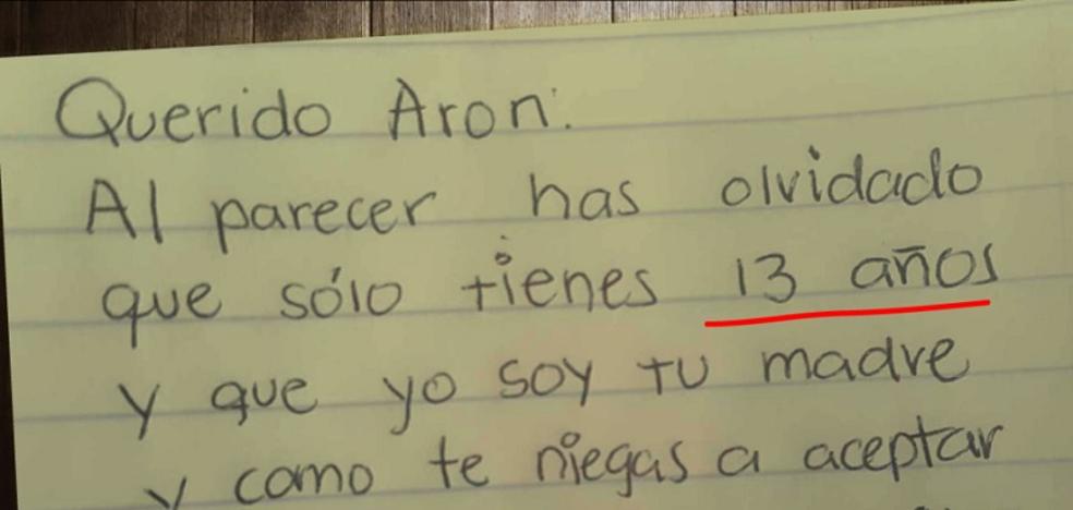 La carta de una madre a su desobediente hijo que causa sensación en Internet