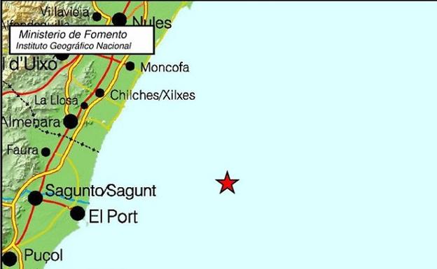 Dos pequeños terremotos frente al Puerto de Sagunto