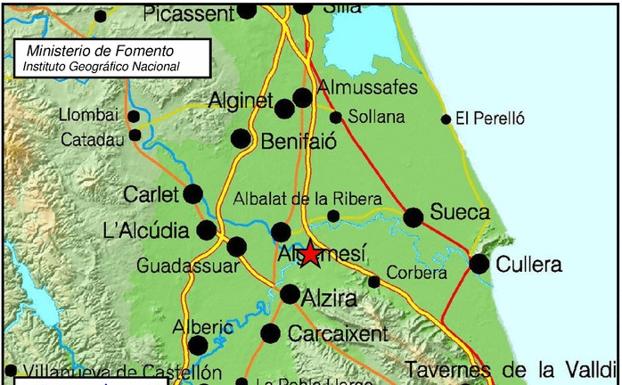 Terremoto de 2,9 en Algemesí