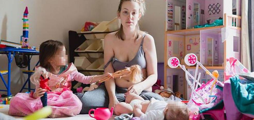 La foto que revela la enfermedad de la que ninguna madre quiere hablar