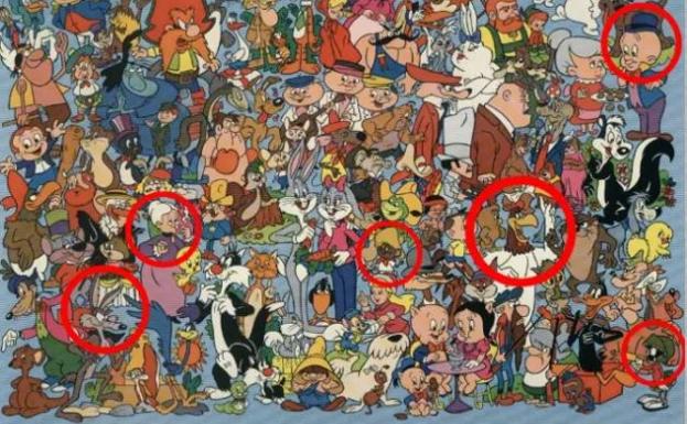 Solución | Localiza a los siguientes personajes