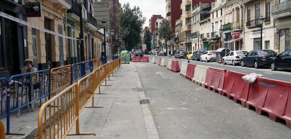 Las obras de Valencia acabadas caen a la mitad que el pasado año