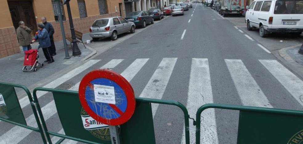 Calles cortadas este fin de semana en Valencia por la celebración fallera de San Juan 2017