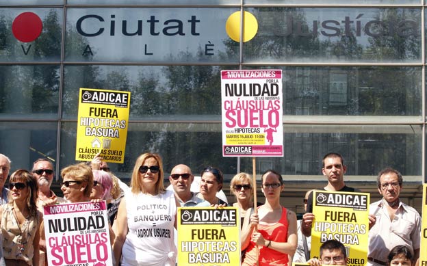 El juzgado para cláusulas suelo de Valencia recibe 300 demandas en apenas 15 días