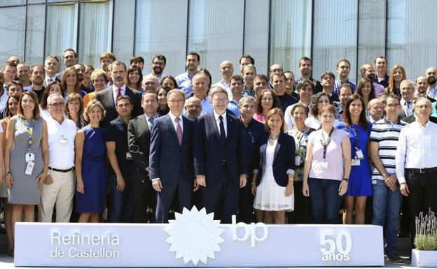 Felipe VI preside los 50 años de BP-Castellón