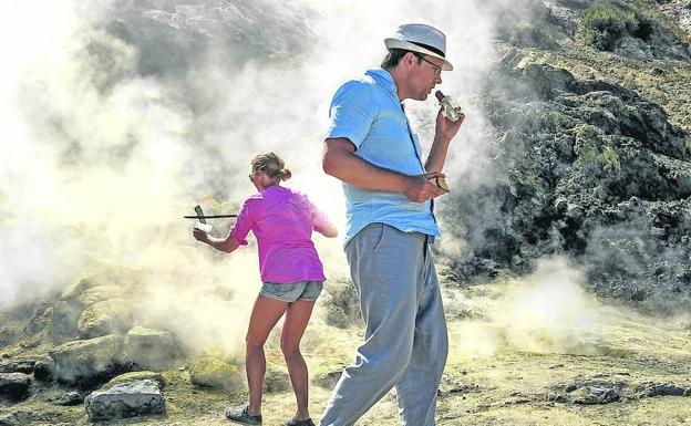 Vivir sobre un volcán