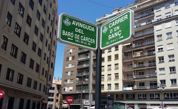 Ya es oficial el cambio de nombre de 51 calles de Valencia