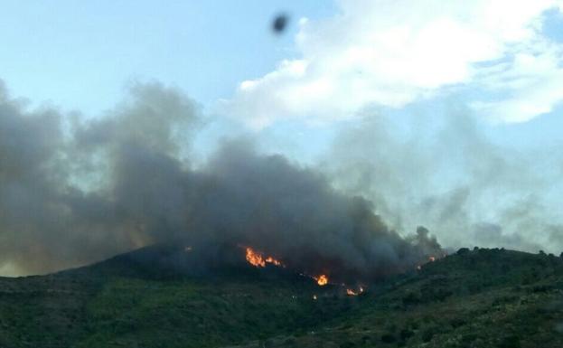 Incendio en la Calderona | El fuego amenaza a la Sierra Calderona